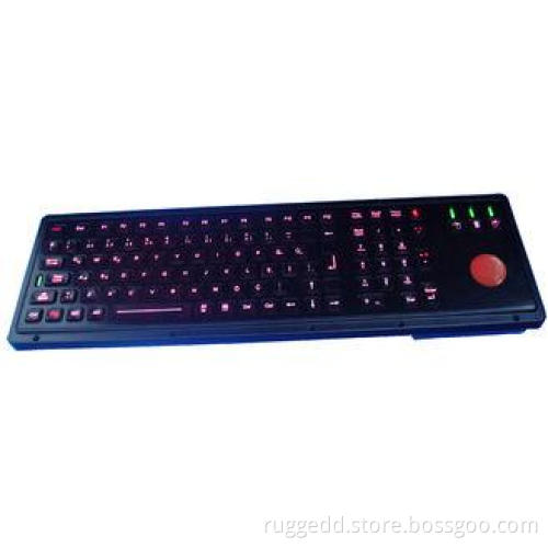 Turkish scrachproof illuminated ruggedized keyboard with nu